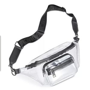 Steve Madden Blink Belt Bag Clear/Black